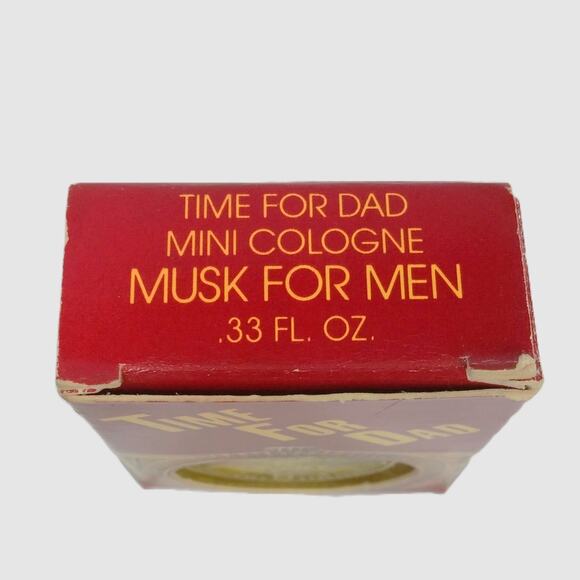 Avon Time For Dad Cologne Vintage Original Box Musk For Men Mini Fragrance 90s - Picture 5 of 10